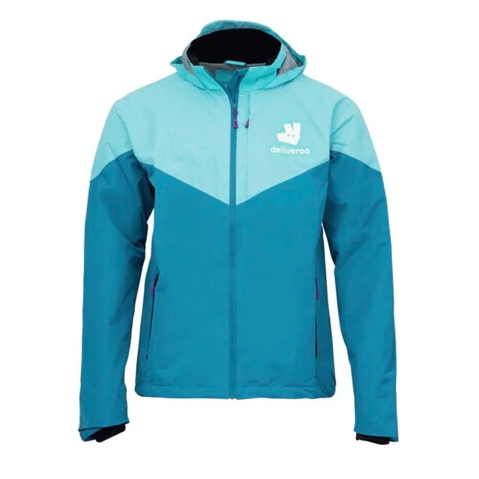 Technical branded jacket