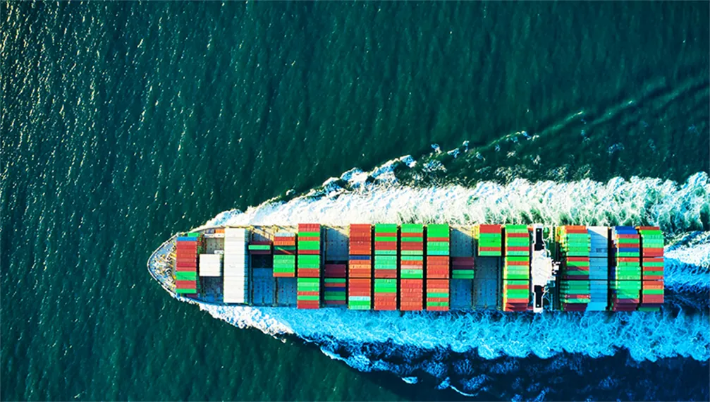 Container shipping for worldwide distribution